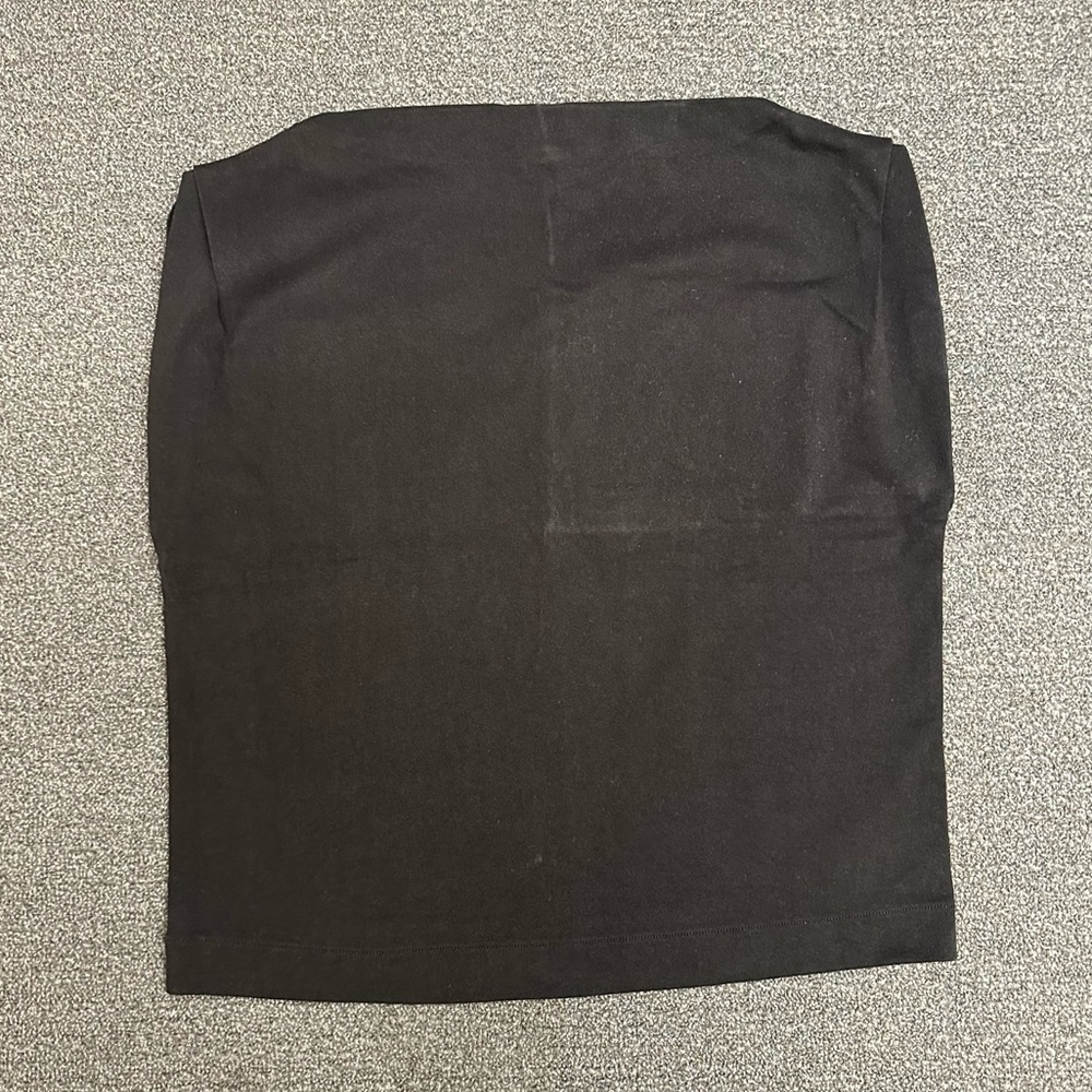 Banana Republic Sharp-Shoulder Heavy Cotton Tank in Black